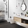 Bateria bidetowa Ferro BAT. ALGEO BIDET JUODA // BF.BAG6BL