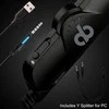 Veho VAB-001-GX1 ausinės/komplektas słuchawkowy su laidu su lankeliu ant galvos Gaming Juodas