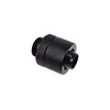 Alphacool Eiszapfen straight connector G1/4 inch female thread to 13/10mm – juodas