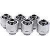 Alphacool Eiszapfen 16/10 mm screw-in fitting G1/4, 6-Pack – chrome