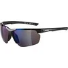 ALPINA Bike Glasses DEFEY HR colour Juodas Glass Mėlynas MIRROR Cat.3