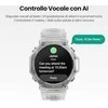 Išmanusis laikrodis Amazfit T-Rex 3, Nerudijančio plieno korpusas su pilkos spalvos silikoniniu dirželiu