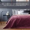 AmeliaHome lovatiesė LAILA, 240x260 cm, spalva: bordo