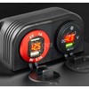 Amio Vandeniui atsparus telefono įkroviklis 2xUSB 12/24V MOD-10