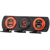 Amio Vandeniui atsparus telefono įkroviklis 2xUSB 12/24V MOD-10