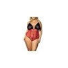 Livia Corsetti Anais FOSCO juodas-red body XXL+ ( juoda-raudona body )
