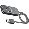 Išorinė USB 2.0 garso plokštė Vention CDRBF 1m (juoda)