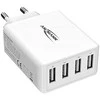 Ansmann namų įkroviklis HC430 4xUSB 3000mA baltas
