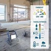 Ansmann FL800R 10W/800lm Šviesos diodų belaidis prožektorius