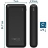 Išorinė baterija POWER BANK ANSMANN (PB212) 20000mAh (2xUSB; 1xUSB-C) juoda