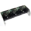 aqua computer aqua kompiuterio montavimo skydelis poweradjust 2/3 ir rašalo blokui, šlifuotas nerūdijantis plienas
