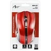 ART MY AM-97D belaidė optinė pelė USB AM-97D red