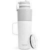 Asobu Asobu Twin Pack Butelis su puodeliu baltas, 0,9 L + 0,6 L