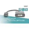 Adapteris AV Digitus Adap Digitus Activ DP to DVI juodas
