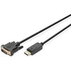 Assmann Electronic ASSMANN adapterio laidas DisplayPort 1.2 DVI-D 24+1 M/M skaitmeninis Full HD Dual Link 2m maks. 2560x1600