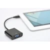 Assmann Electronic DIGITUS keitiklis micro-HDMI į VGA micro HDMI kištukas VGA D-Sub jungtis 3,5 mm garso lizdas juodas