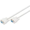 Assmann Electronic ASSMANN nuoseklusis kabelis 3m 2x DSUB 9 smėlio spalvos priskyrimas 1:1 AWG26