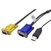 ATEN 2L-5203UP ATEN KVM kabelis (HD15-SVGA, USB, USB) - 3 m