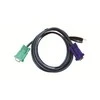 ATEN 2L-5203U ATEN KVM kabelis (HD15-SVGA, USB, USB) - 3m