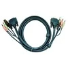SECOMP ATEN 2L-7D03U KVM kabelis DVI USB garsas 3,0 m 118 colių