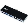 Aten UH3238 USB-C kelioninis dokas su maitinimo perėjimu | Aten | USB-C kelioninis dokas su maitinimo perėjimu | UH3238-AT | Prieplauka