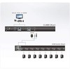Aten | 1U Ultra Short Gylis Dual Rail plačiaekranis LCD pultas (USB/HDMI/DVI/VGA)