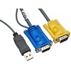 Aten KVM kabeliai, 2m, Juodieji (2L5202UP)