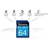 Atminties kortelė Adata Premier SDXC UHS-I U1 64GB