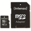 Atminties kortelė „Intenso Micro SDHC“ 16 GB 10 klasės UHS-I U1 našumas