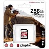 Atminties kortelė KINGSTON 256GB Canvas React Plus SDXC UHS-II 300R/260W U3 V90, skirtas Full HD/4K/8K