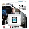 Atminties kortelė Kingston SDXC Canvas Go Plus 512GB 170R C10 UHS-I U3 V30