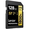 Atminties kortelė LEXAR Pro 1800x R280/W210 128GB SDXC U3 (V60) UHS-II
