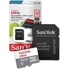 Atminties kortelė SANDISK Ultra Micro SDHC 32GB + SD Adapteris 100MB/s Class 10 UHS-I