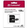 Atminties kortelė TRANSCEND 128GB Micro SD su adapteriu UHS-I U3 A2