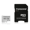 Atminties kortelė su adapteru Transcend microSDXC USD300S 128GB CL10 UHS-I U3 iki 95MB/S
