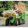 Rolly Toys Rodykite žaislų šaukštą traktoriaus griebtuvui, skirtam krauti medieną
