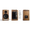 Audioengine HD6 150W BT kolonėlės, Graikinio riešuto korpusas