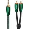 Jack Audioquest Evergreen JR 1,0 m - garso kabelis su 3,5 mm jungtimi - 2 x RCA