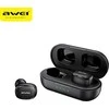 Bluetooth 5.1 TWS ausinės + AWEI Docking Station (T13Pro) juodos spalvos