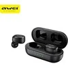 Bluetooth 5.1 TWS ausinės + AWEI Docking Station (T13Pro) juodos spalvos
