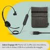 Inline Jabra Engage 40 Link, Ausinės - juodas, Mono, UC, USB-A