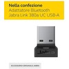 Jabra Link 380a Bluetooth adapteris yra UC USB-A