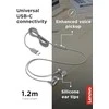 „Lenovo“ | 300 USB-C į ausis įdedamos ausinės | GXD1J77353