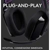 Logitech G535 Lightspeed belaidės ausinės žaidimams, Juodos spalvos