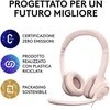 Ausinės  su laidu Logitech H390 USB, Rožinės