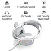 MODECOM MC-899 PROMETHEUS baltos laidinės ausinės 7.1 | USB