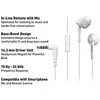 Į ausis įstatomos ausinės su mikrofonu Panasonic RP-TCM55E-W, Baltos
