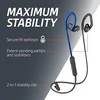 Itin lengvos ir stabilios Belaidės Ausinės intensyviai sportuojantiems Plantronics Backbeat FIT 350, Pilkos
