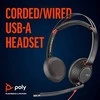 Poly „Plantronics“ ausinės „Blackwire C5220“ binauralinis USB-A (masinis)
