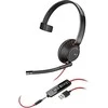 „Poly Plantronics Blackwire 3215“ ausinės, monofoninė, USB-C ir 3,5 mm lizdas, optimizuotas vieningas ryšys